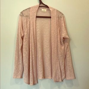 Open cardigan